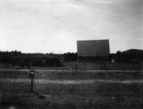 Meredith Drive-In Theatre - Original Meredith Screen 1970 From Patrick Weaver (newer photo)